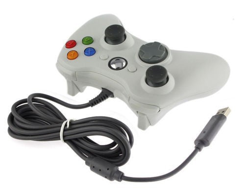 For xbox 360 wired controller with cable (White) Black/Red/Pink/Blue