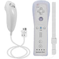For Wii Remote Controller with Nunchuk remote plus white