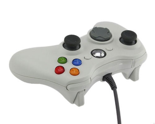For xbox 360 wired controller with cable (White) Black/Red/Pink/Blue