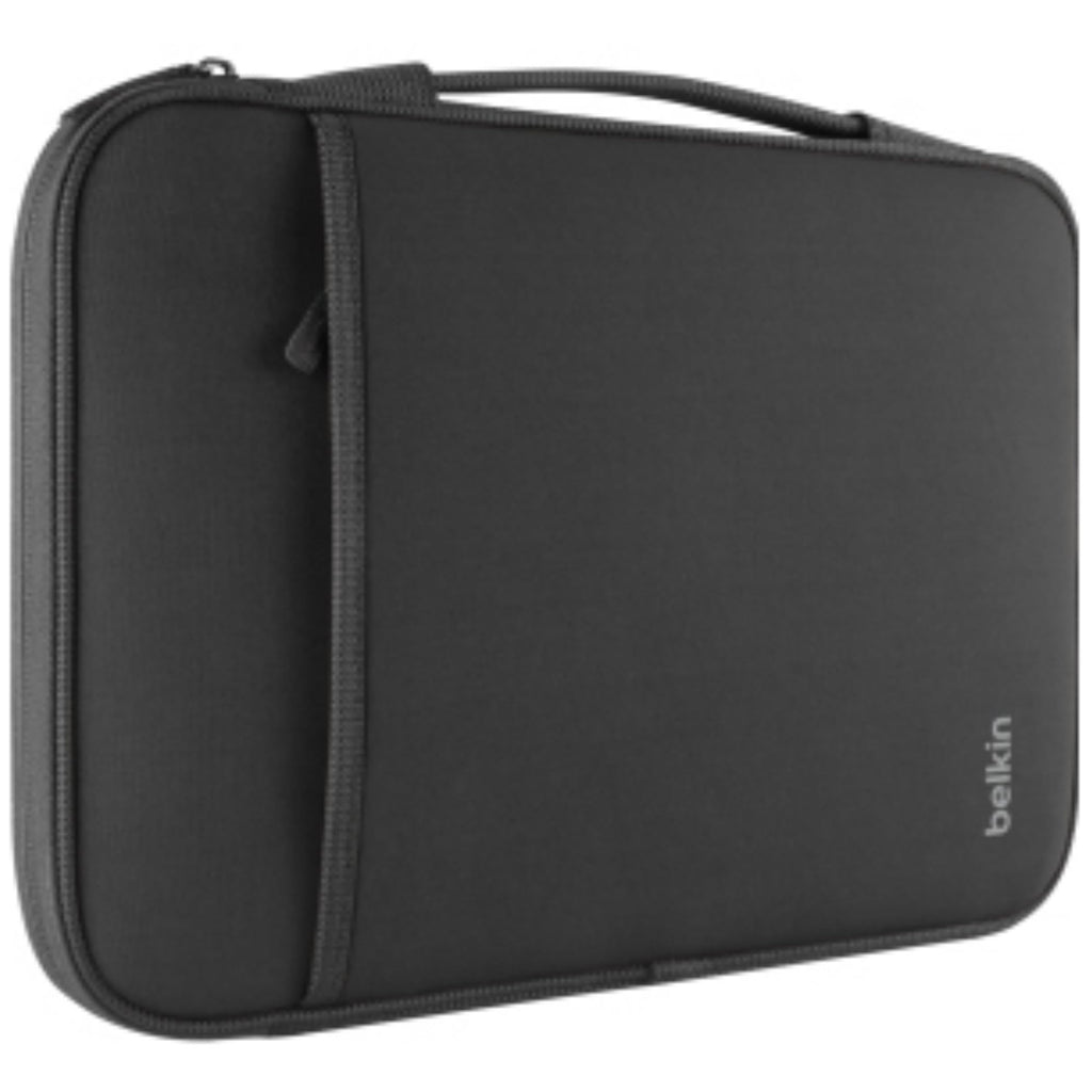 Belkin Slim Protective Sleeve with Carry Handle and Zipped Storage for Chromebooks, Netbooks and Laptops Upto 14 inch - Black