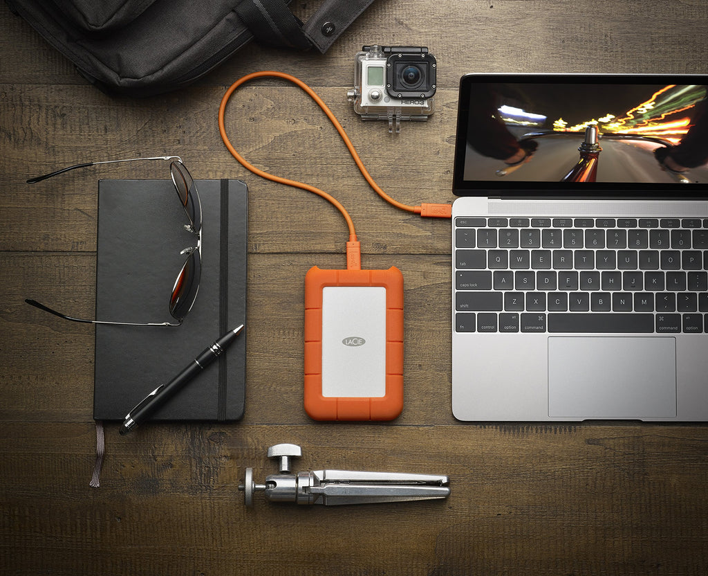 LaCie 5TB Rugged Portable Hard Drive | USB-C (STFR5000800)