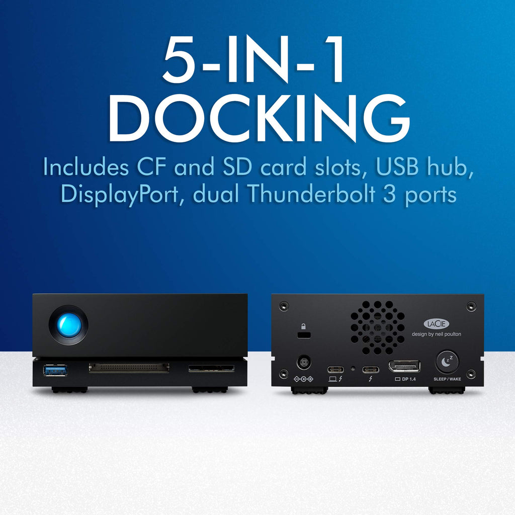 LaCie 10TB 1big Dock | Thunderbolt 3 (STHS10000800)