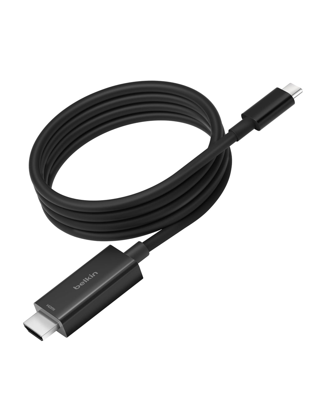 Belkin USB Type C to HDMI 2.1 Cable, 6.6FT/2M Cable with 8K@60Hz, 4K@144Hz, HDR, HBR3, DSC, HDCP 2.2, Compatible with Chromebook, Macbook, iPad Pro and other USB C Devices