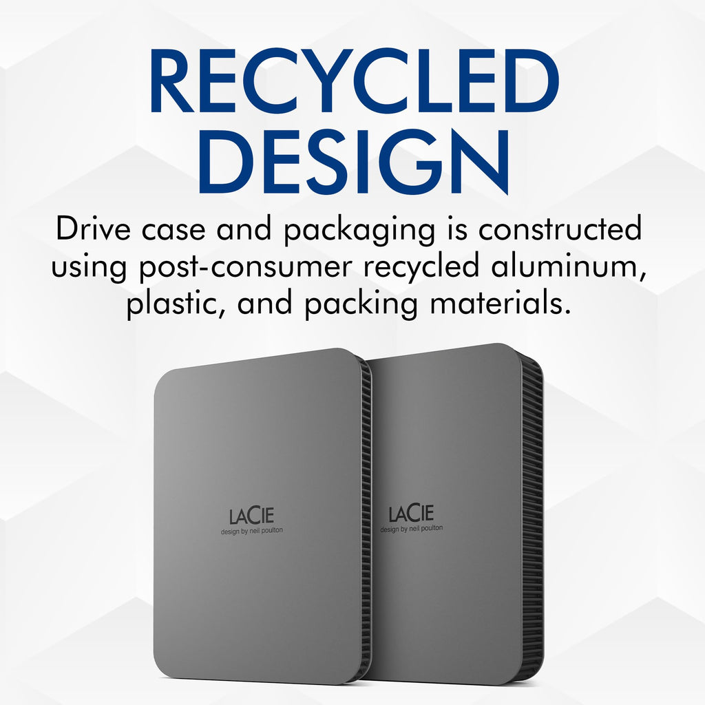 LaCie 5TB Mobile Drive Secure | USB-C (STLR5000400)