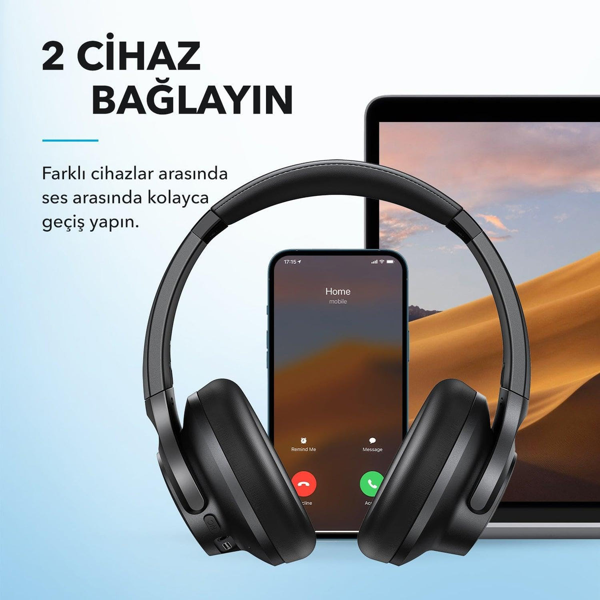 Anker Soundcore Q21i NC Headphones Black - A3004
