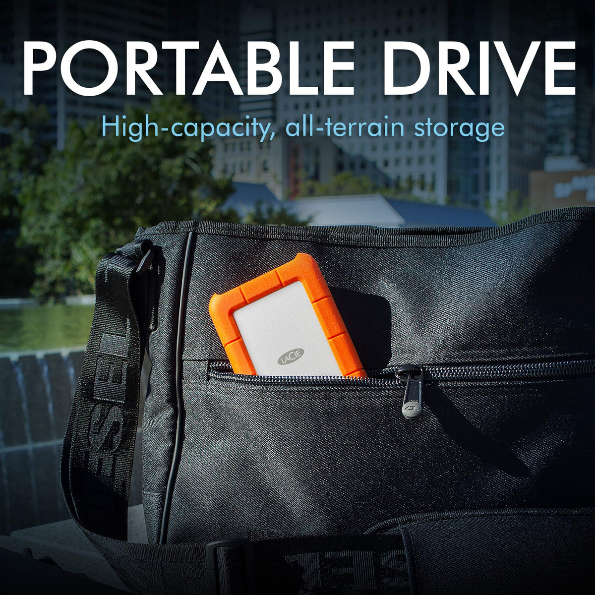LaCie 5TB Rugged Portable Hard Drive | USB-C (STFR5000800)
