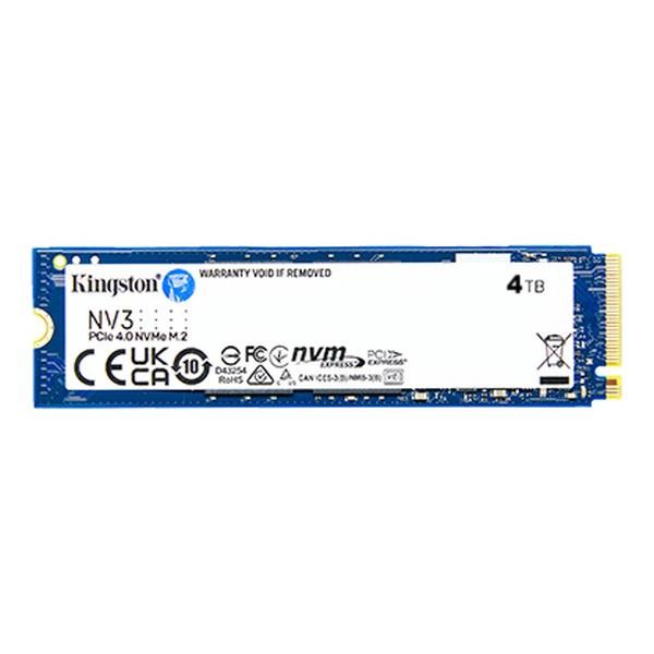 Dysk SSD Kingston NV3 M.2 2280 PCIe 4.0x4 NVMe 4TB (6000/5000MB/s) Kingston