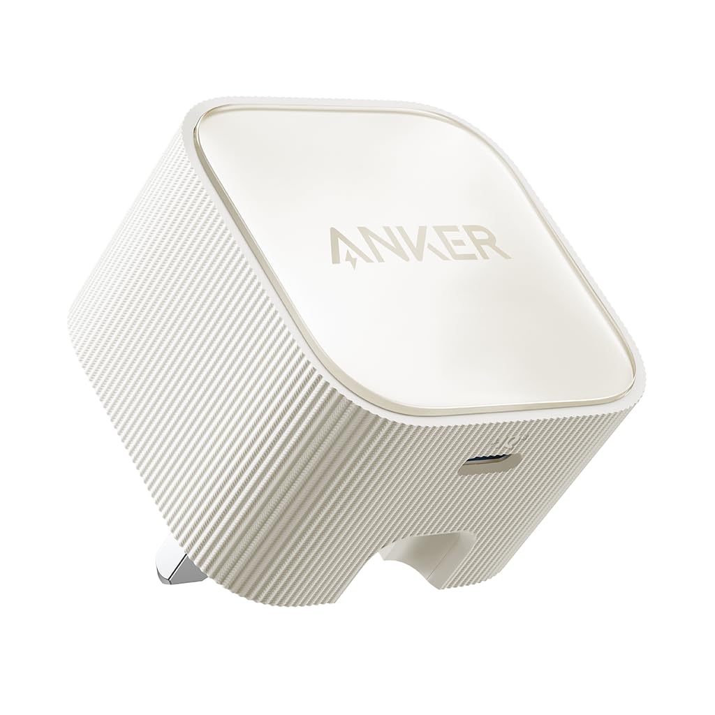Anker 30W Nano USB-C Charger with Foldable Plug, PIQ 3.0 and PPS Fast Charging, for iPhone, Pixel, Samsung, iPad and More (White)