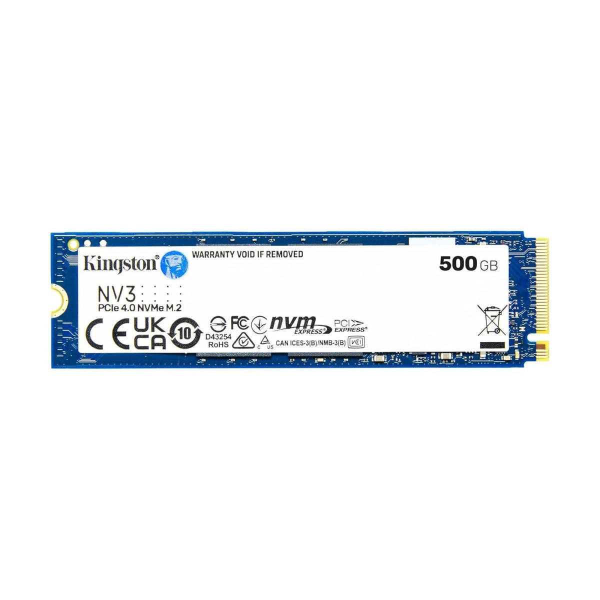 Kingston 500Gb Nv3 M.2 Solid State Drive Pcie Gen4 X4 Nvme