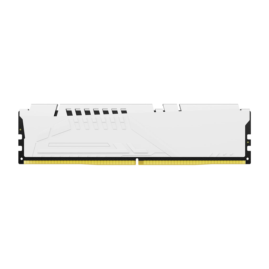 Kingston FURY Beast White DDR5 32GB 6000MT/s CL30 DIMM Desktop Gaming Memory Single Module AMD EXPO and Intel XMP - KF560C30BWE-32