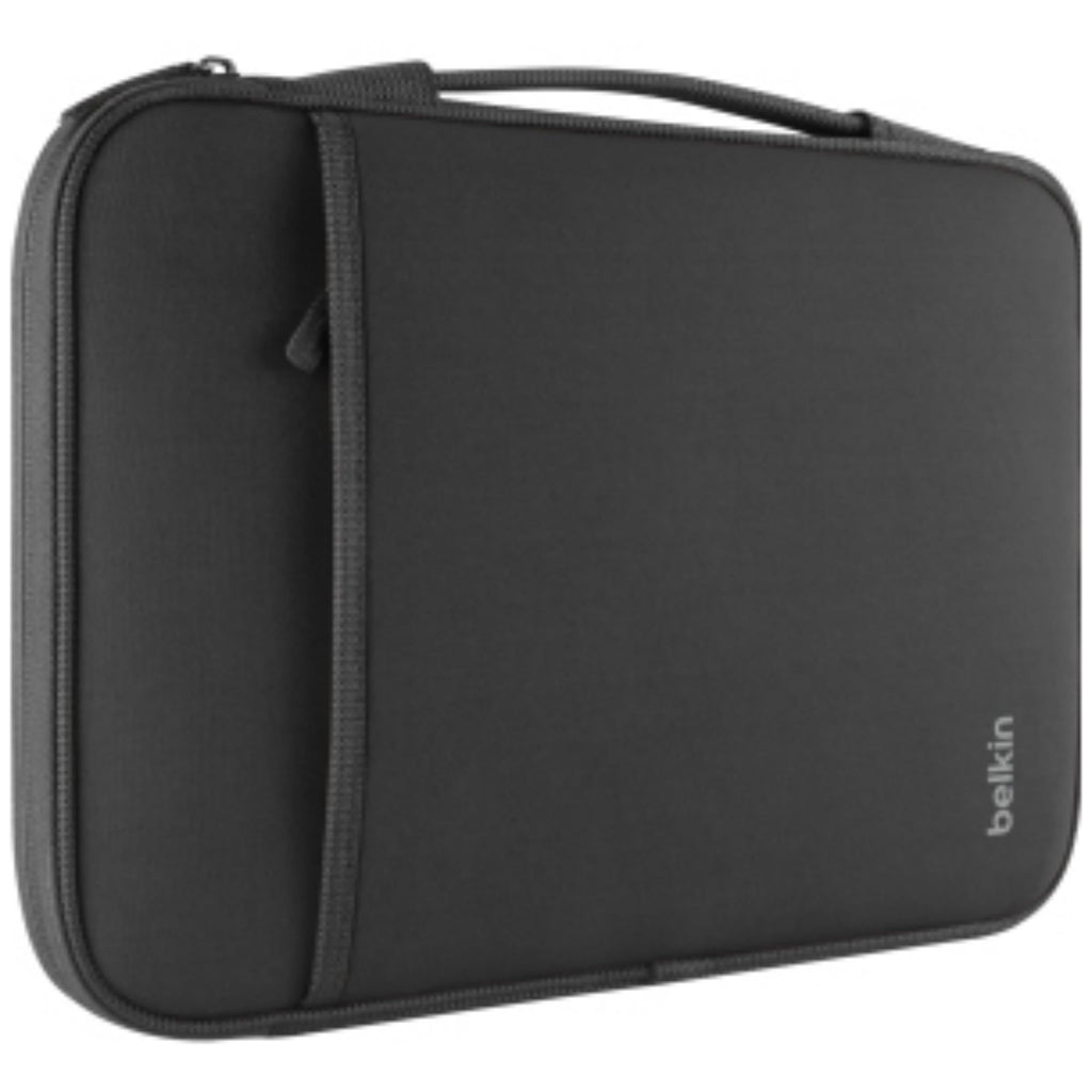 Belkin Slim Protective Sleeve with Carry Handle and Zipped Storage for Chromebooks, Netbooks and Laptops Upto 14 inch - Black