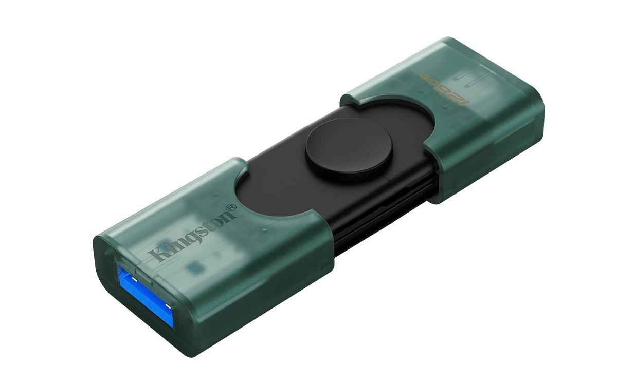 Kingston DataTraveler Duo USB Flash Drive 128GB USB-A + C 3.2 DuoG2 - DTDEG2/128GB