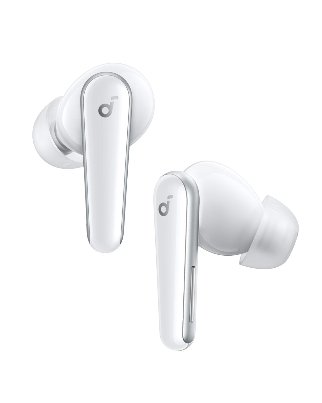soundcore Liberty 5 by Anker, Noise-Cancelling Wireless Earbuds, 2x Stronger Voice Reduction, Real-Time Adaptive Noise Cancellation,Fast Charging,Dolby Audio, 6 Mic AI Calls (Cloud White)