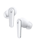 soundcore Liberty 5 by Anker, Noise-Cancelling Wireless Earbuds, 2x Stronger Voice Reduction, Real-Time Adaptive Noise Cancellation,Fast Charging,Dolby Audio, 6 Mic AI Calls (Cloud White)