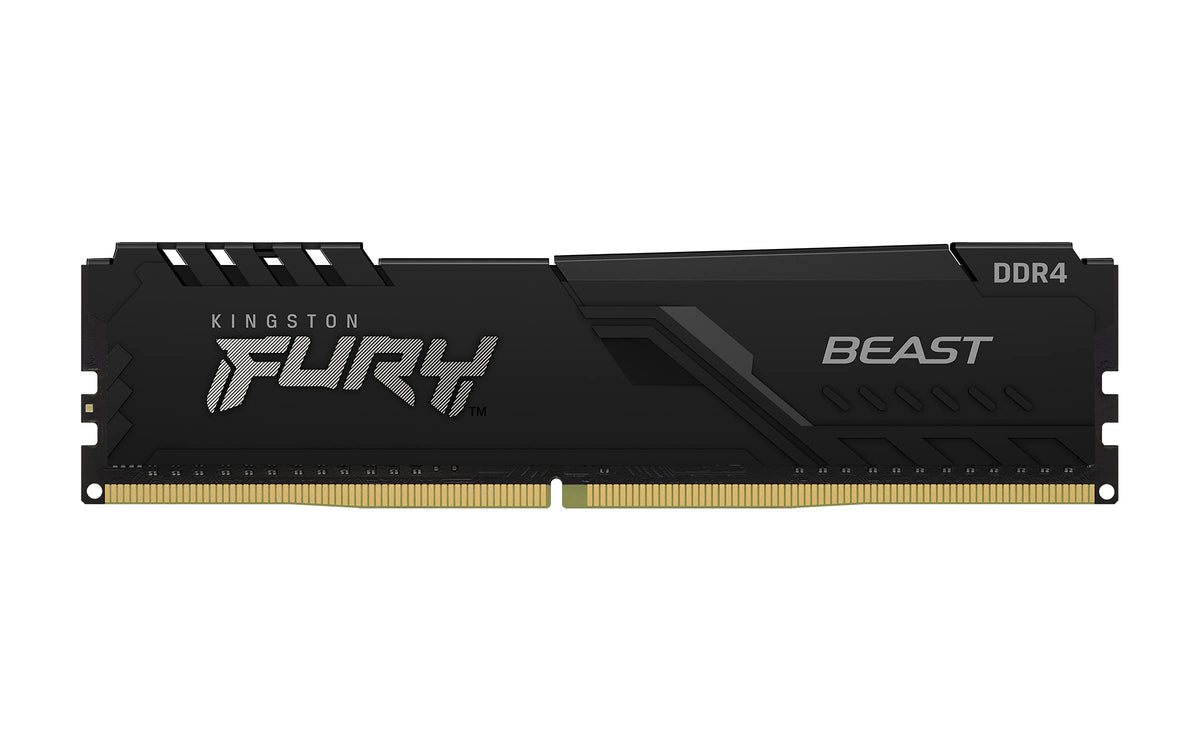 Kingston FURY Beast 16GB (2x8GB) 3200MHz DDR4 CL16 Desktop Memory Kit of 2 KF432C16BBK2/16
