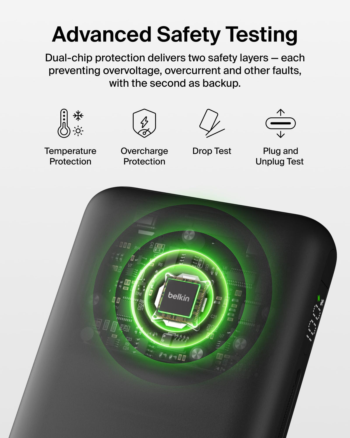 Belkin UltraCharge Pro 25000mAh Power Bank Fast Charging for Laptop - Black