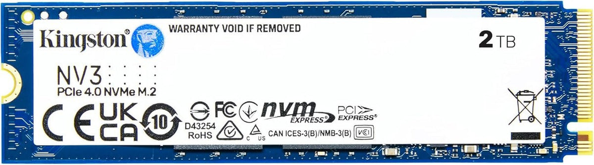 Kingston 2TB  KC3000 PCIe 4.0 NVMe M.2 2280 SSD Speed up to 7000 MB/s