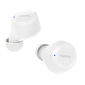 Belkin SoundForm Bolt True Wireless Earbuds, Wireless earphones with up to 28H of battery life and Mono Mode, IPX4 sweat and water resistance, Bluetooth headphones with mic for iPhone, Galaxy and more