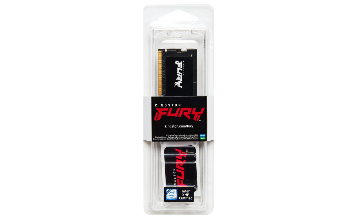 Kingston FURY Impact PnP 32GB 5600MT/s DDR5 CL40 SODIMM Notebook Gaming Memory Single Module - KF556S40IB-32