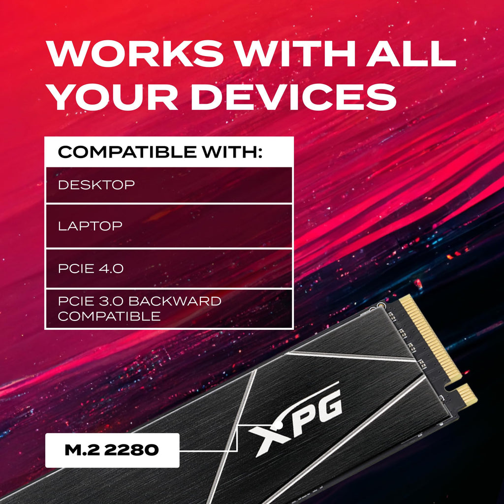 XPG GAMMIX S70 Blade, PCIe Gen4 Solid State Drive, 4TB