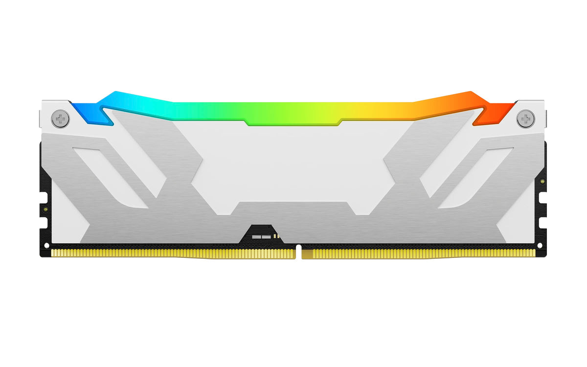 Kingston FURY Renegade White RGB XMP 32GB 6400MT/s DDR5 CL32 DIMM Desktop Gaming Memory - KF564C32RWA-32