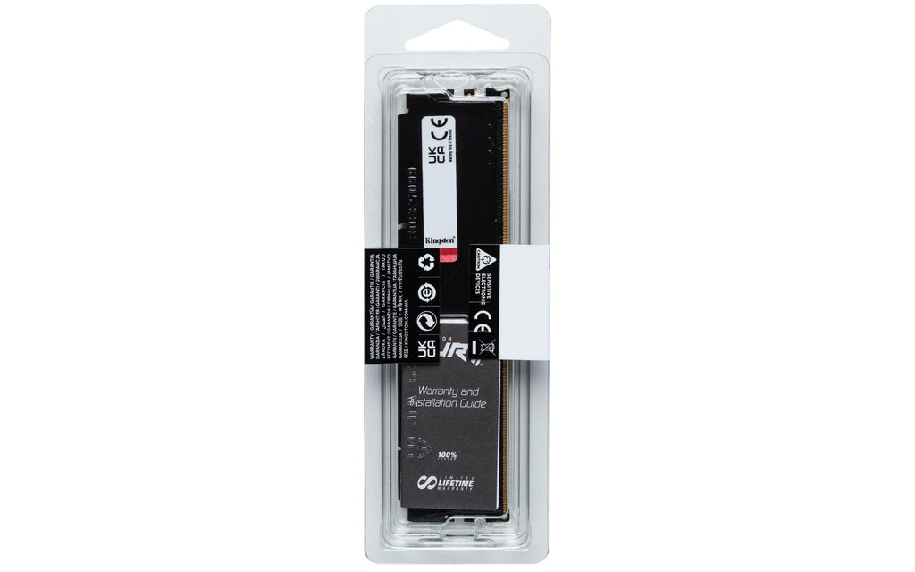 Kingston FURY Beast Black DDR5 32GB 5600MT/s CL40 DIMM Desktop Gaming Memory Single Module Intel XMP - KF556C40BB-32