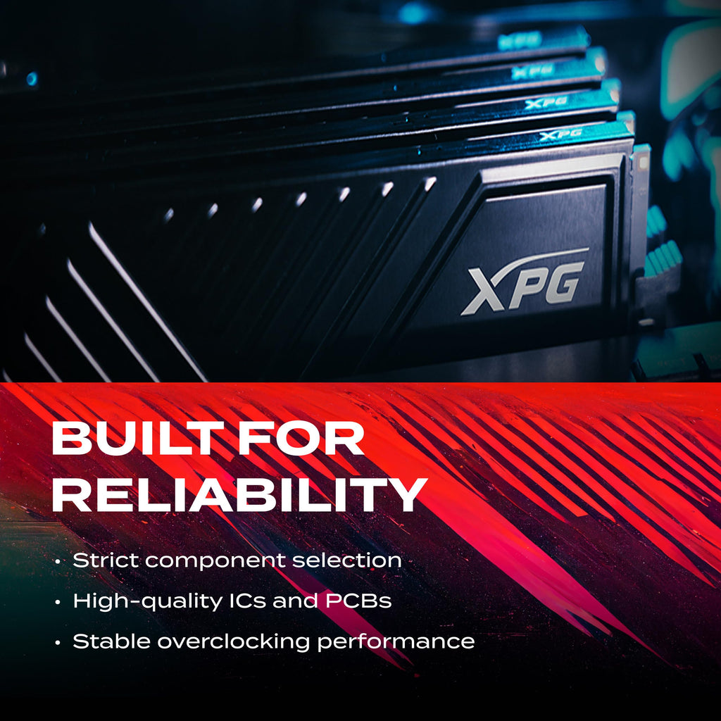 DIMM 64 GB DDR4-3200 (2x 32 GB) Dual-Kit (schwarz, AX4U320032G16A-DTBKD35, XPG Gammix D35, INTEL XMP)