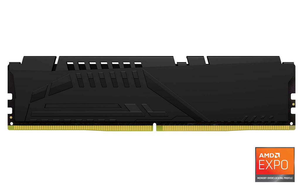 Kingston FURY Beast Black DDR5 32GB (2x16GB) 5600MT/s CL36 DIMM Desktop Gaming Memory Kit of 2 AMD EXPO and Intel XMP - KF556C36BBEK2-32