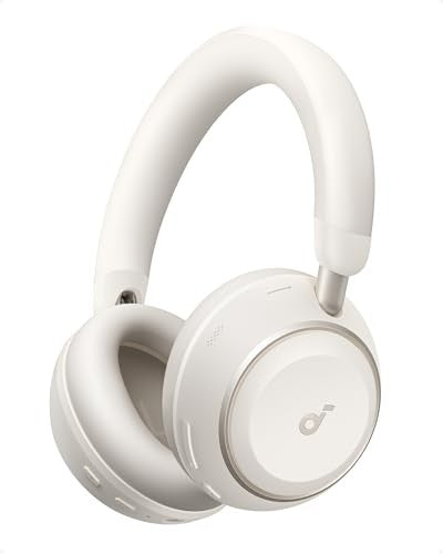 Soundcore Space One Noise Cancelling Wireless Headphones White - Anker A3035G21