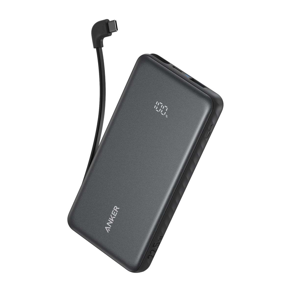 Zolo Power Bank 10000mAh 22.5W Fast Charging Power Bank with Built-in USB-C Cable [CCC Certificate]