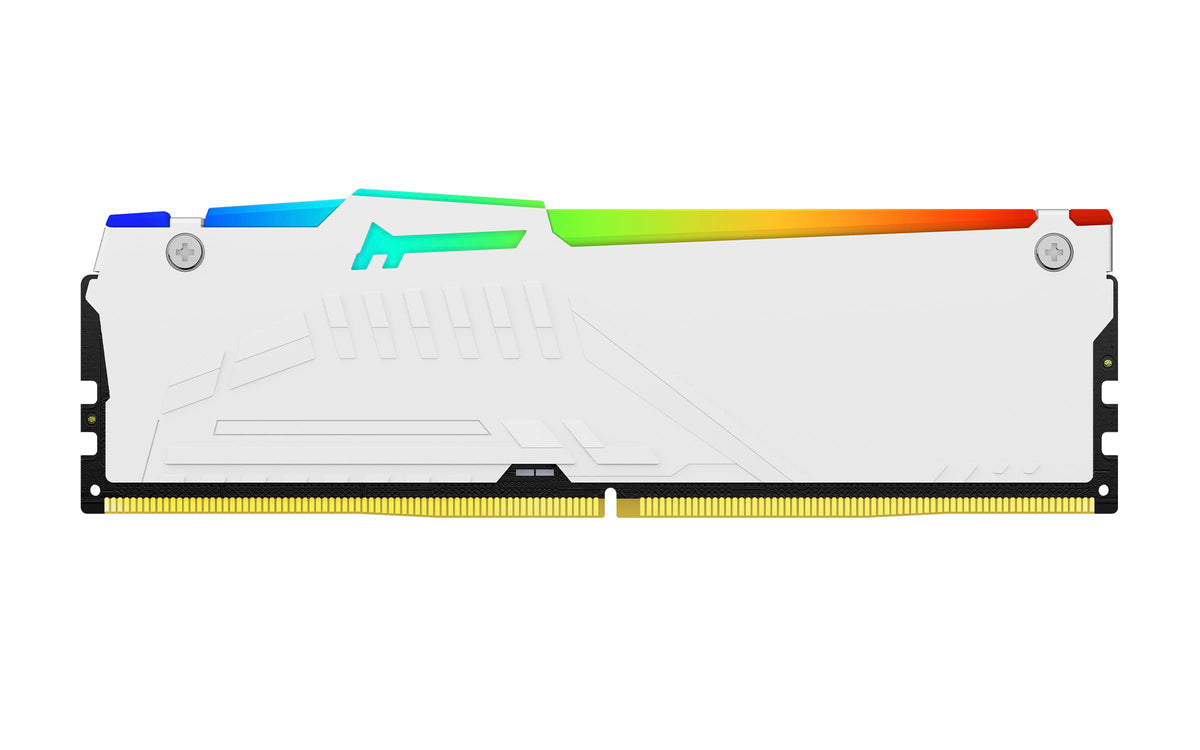 Kingston FURY Beast White RGB EXPO 64GB 6000MT/s DDR5 CL36 DIMM Desktop Gaming Memory Kit of 2 - KF560C36BWEAK2-64
