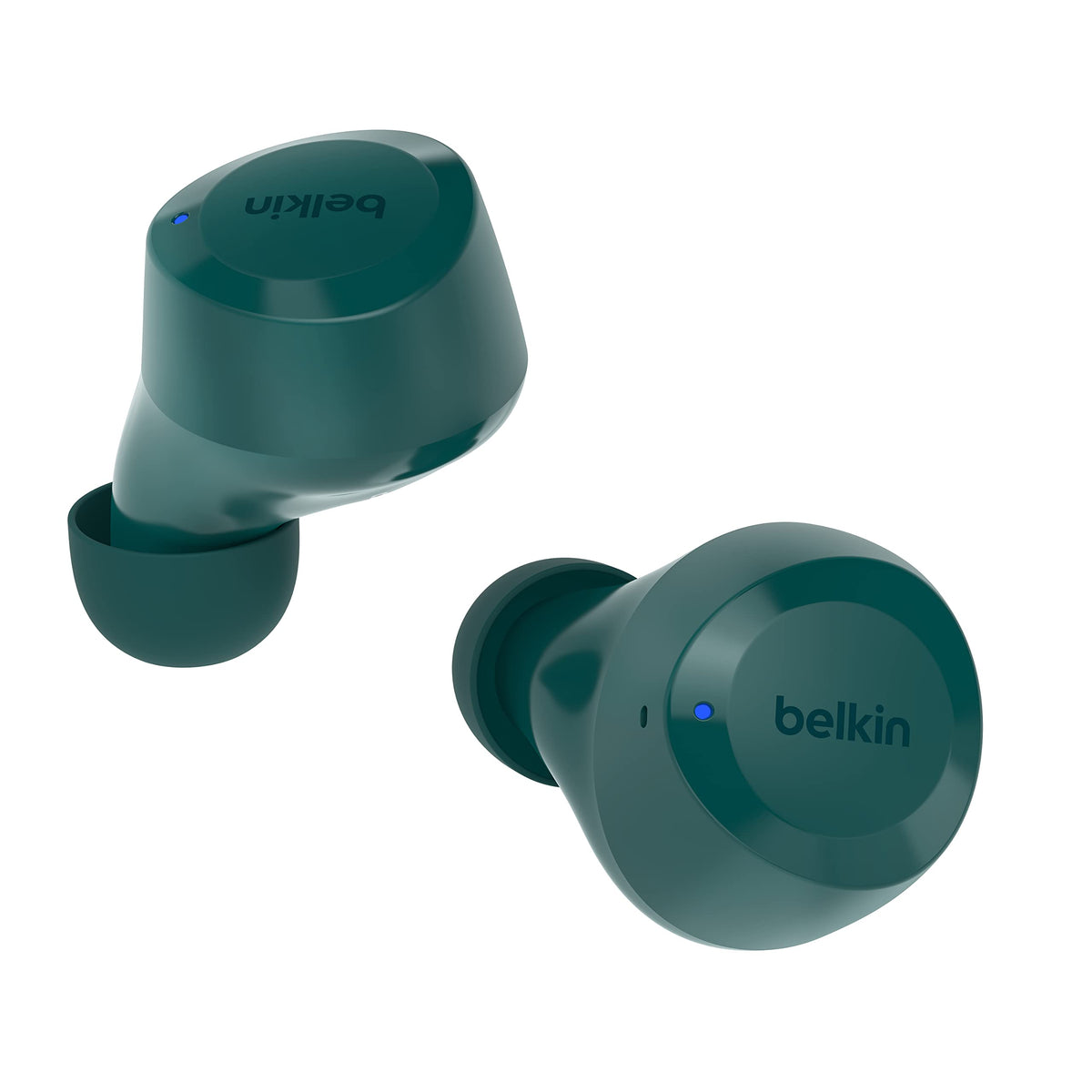 Belkin SoundForm Bolt True Wireless Earbuds, Wireless earphones with up to 28H of battery life and Mono Mode, IPX4 sweat and water resistance, Bluetooth headphones with mic for iPhone, Galaxy and more