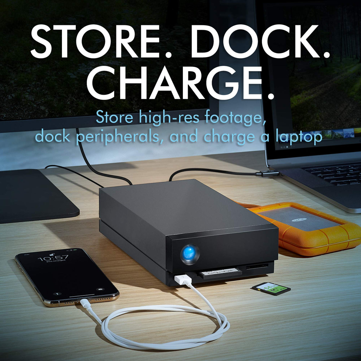 LaCie 20TB 1big Dock | Thunderbolt 3 (STHS20000800)