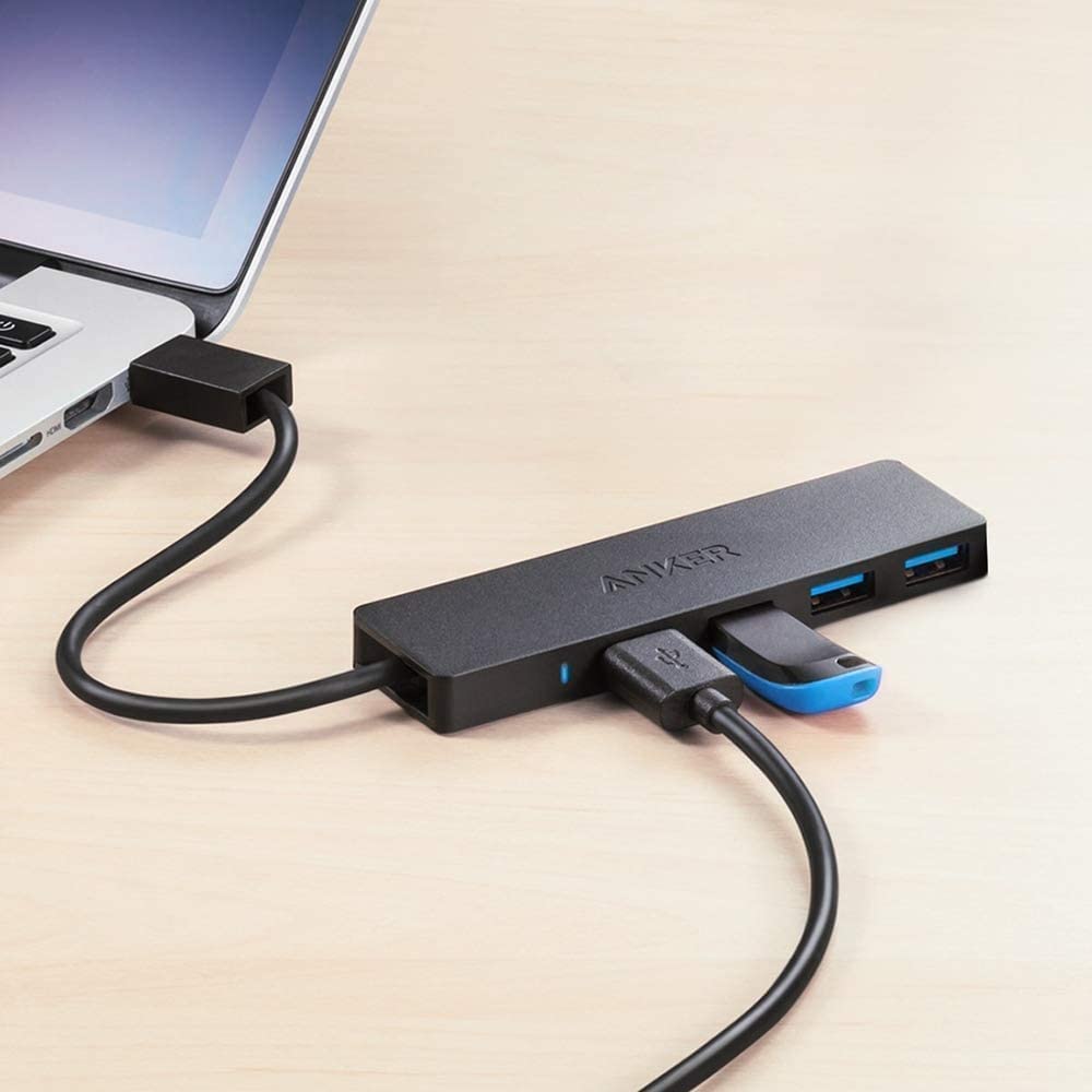 Anker ANK-HUB-A7516 USB Hub, 4 Ports, USB 3.0, Ultra Slim