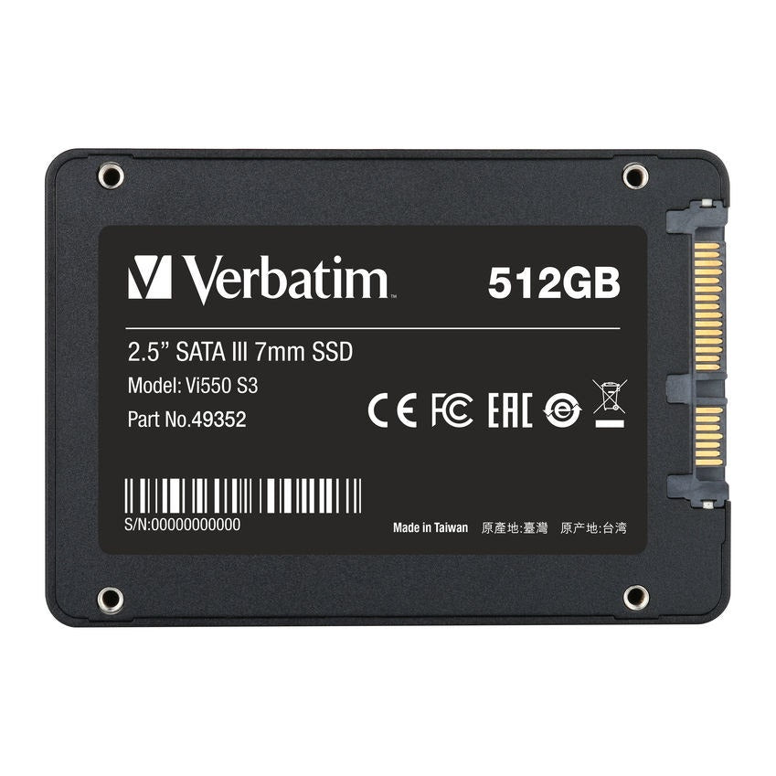 Verbatim Vi550 S3 2.5" Serial ATA III 3D NAND