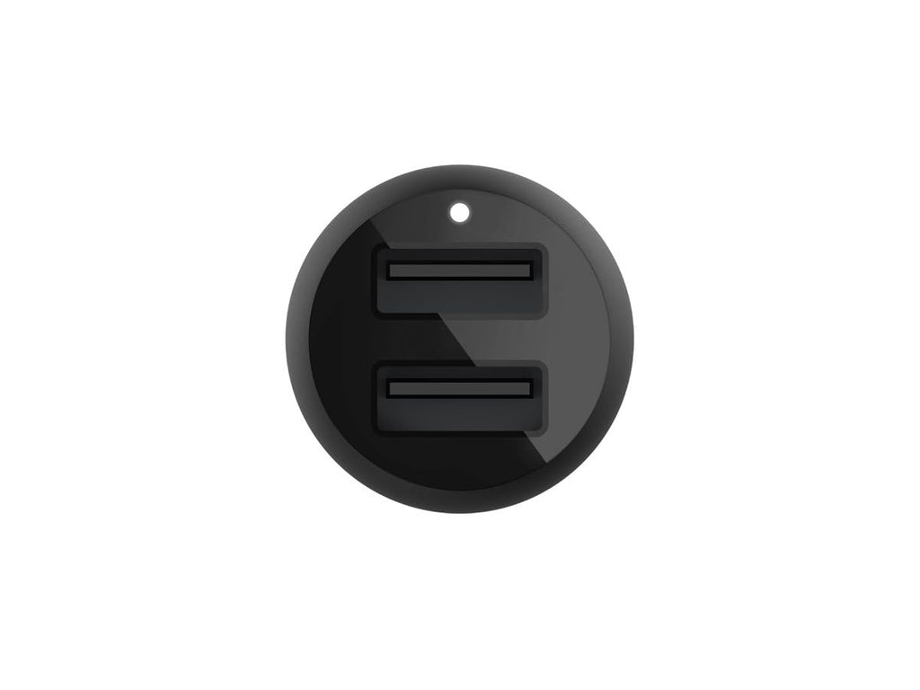Belkin CCB001BTBK Boost Charge Dual Port USB 24W In-Car Mobile Charger - Black