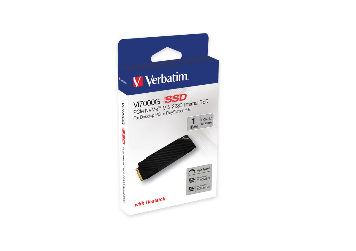 Verbatim Vi7000G PCIe NVMe M.2 SSD 1TB