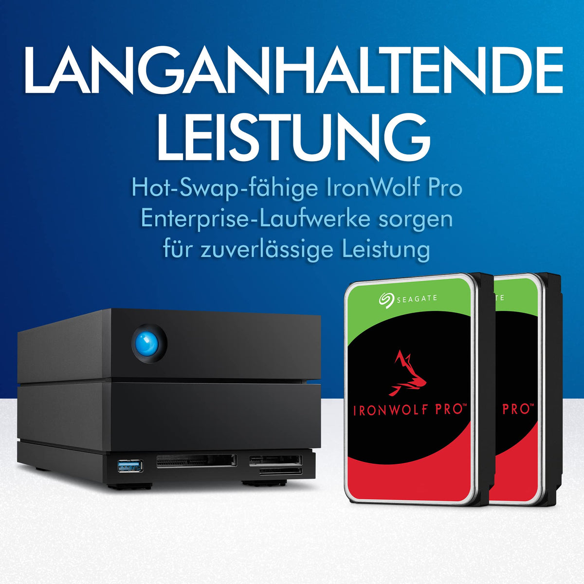 LaCie 40TB 2big Dock | Thunderbolt 3 (STLG40000400)