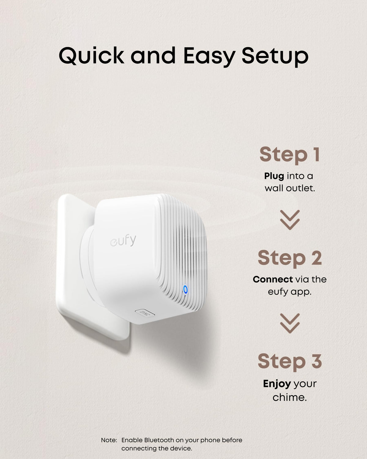 eufy Video Doorbell Camera Wireless C31 with Chime 2, 2K FHD