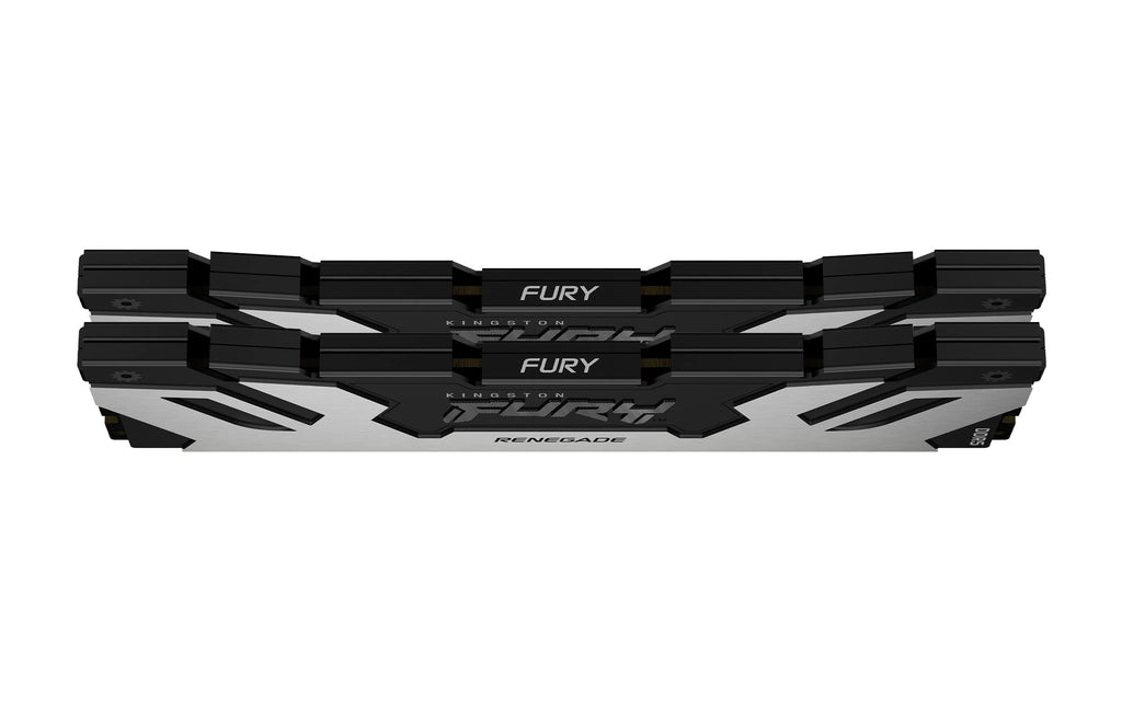 Kingston Fury Renegade DDR5 Silver/Black XMP 32GB 6400MT/s CL32 DIMM Desktop Gaming Memory (Kit of 2) - KF564C32RSK2-32