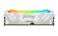 Kingston FURY Renegade White RGB XMP 32GB 6400MT/s DDR5 CL32 DIMM Desktop Gaming Memory - KF564C32RWA-32