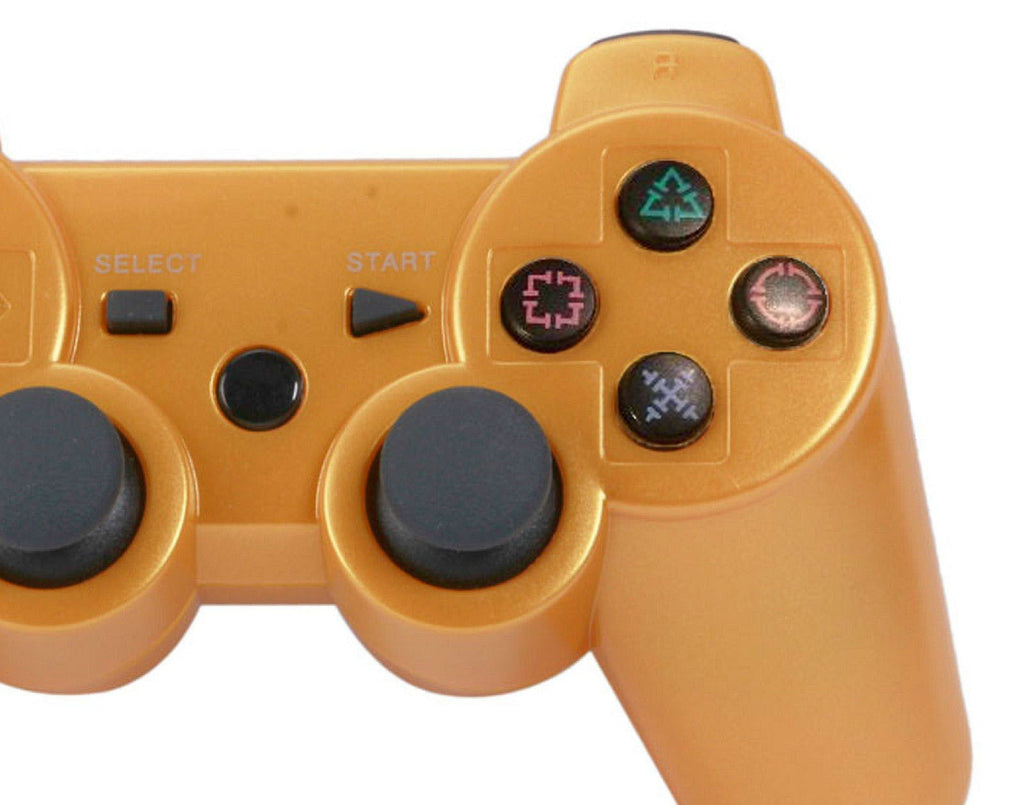 PS3 Playstation Wireless Bluetooth Game Controller Remote Black / Red / White / Gold / Blue / Pink