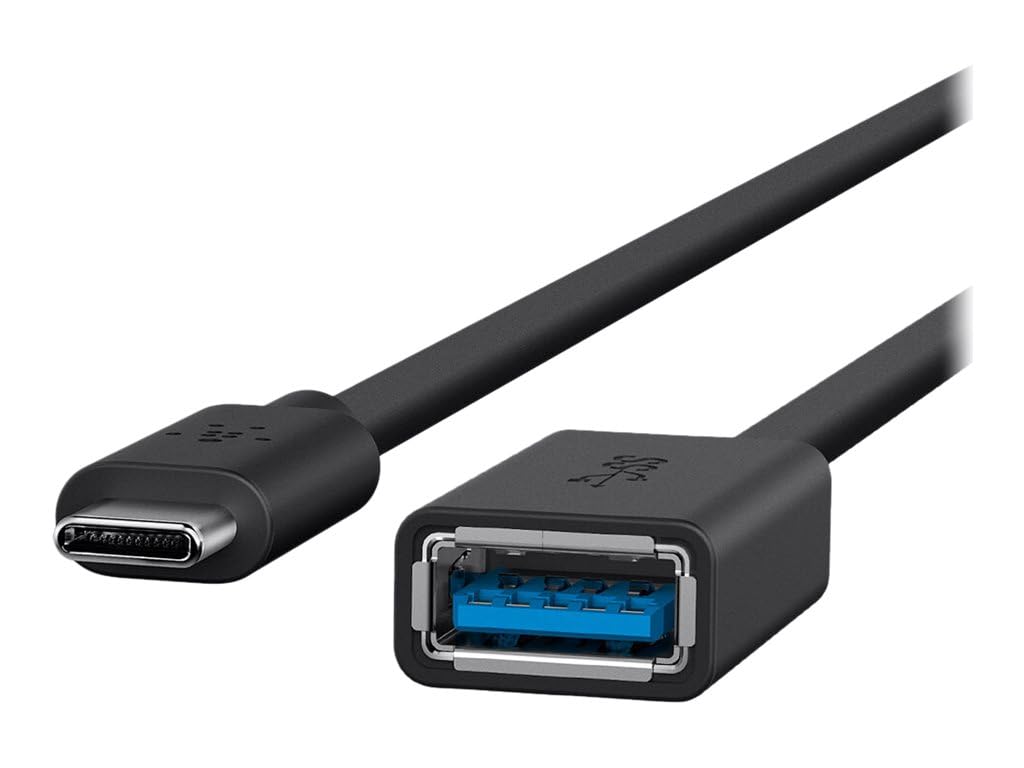 Belkin F2CU036btBLK USB cable USB 3.2 Gen 1 (3.1 Gen 1) USB C USB A Black