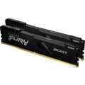 Kingston FURY Beast 32 GB (2 x 16 GB) 3200 MHz DDR4 CL16 Desktop Memory Kit of 2 KF432C16BB1K2/32, Black