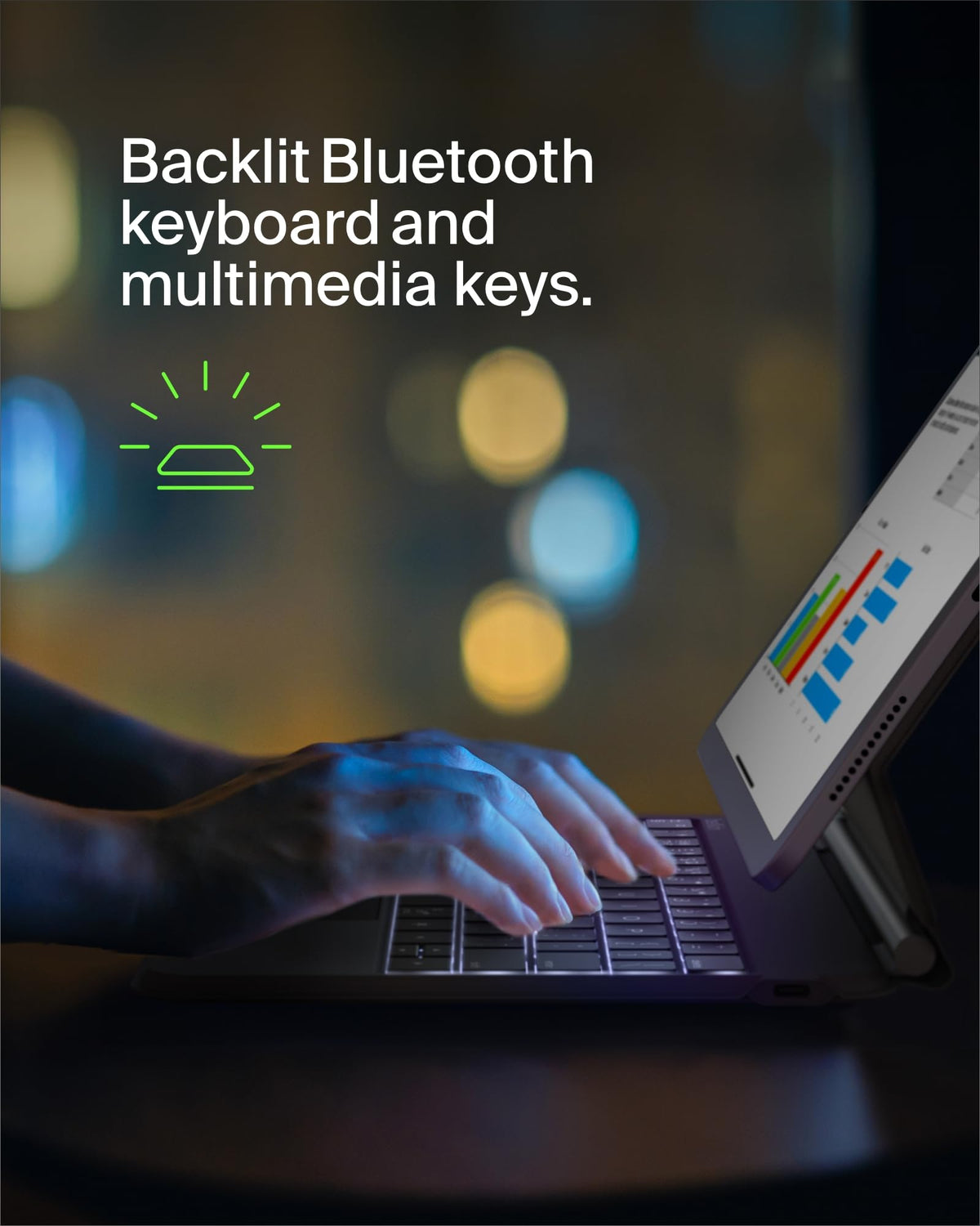 Belkin Pro iPad Keyboard Case with Magnetic Stand, Backlit Bluetooth Keyboard, Precision Trackpad, Magnetic Apple Pencil Storage, QWERTY, Media Shortcuts, Designed for iPad Pro 11” M4/M5