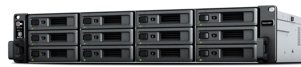 Synology RackStation RS2423+ NAS/storage server Rack (2U) Ethernet LAN Black, Grey V1780B