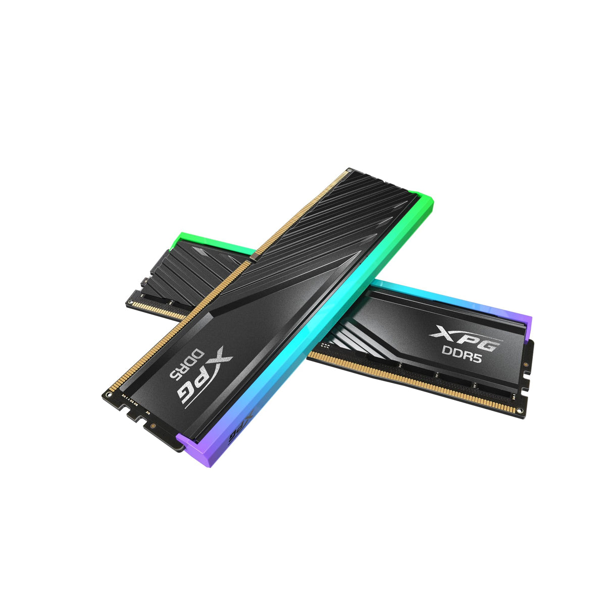 XPG Lancer Blade RBG DDR5 6000MHz CL30 32GB (2x16GB) PC5-48000 RAM 288-Pins UDIMM Desktop Memory Kit Black Heatsink(AX5U6000C3016G-DTLABRBK)