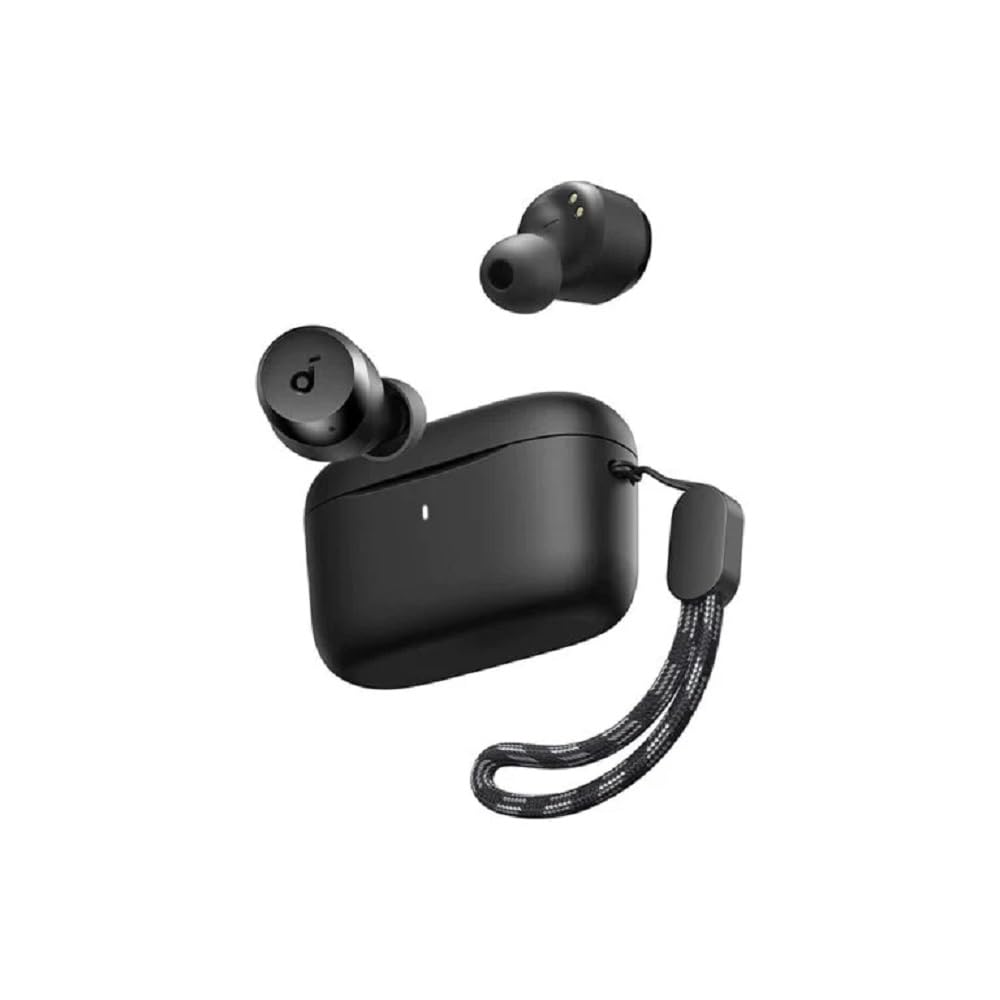 Soundcore by Anker, AeroFit Pro, Secure Fit, Ergonomic Design, Sound with LDAC, Bluetooth 5.3, IPX5 Waterproof, 46-Hour Wireless Earphones, Black