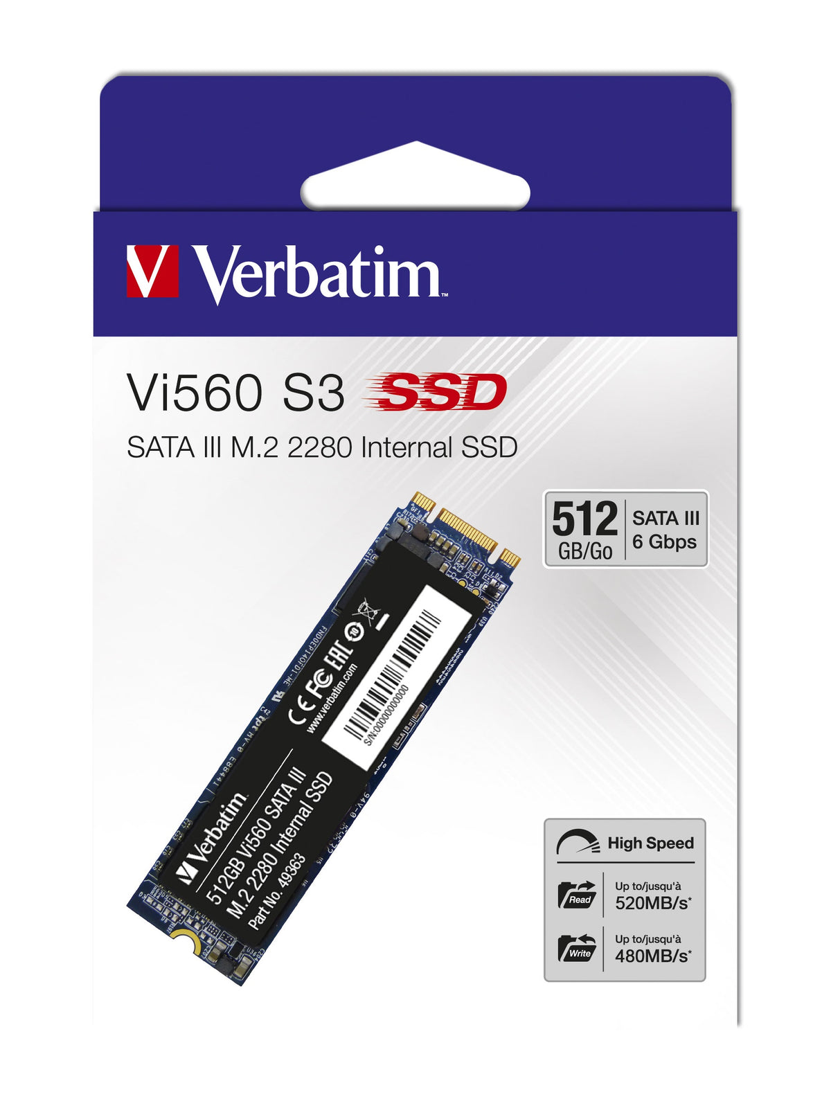Verbatim Vi560 S3 Serial ATA III 3D NAND SSD