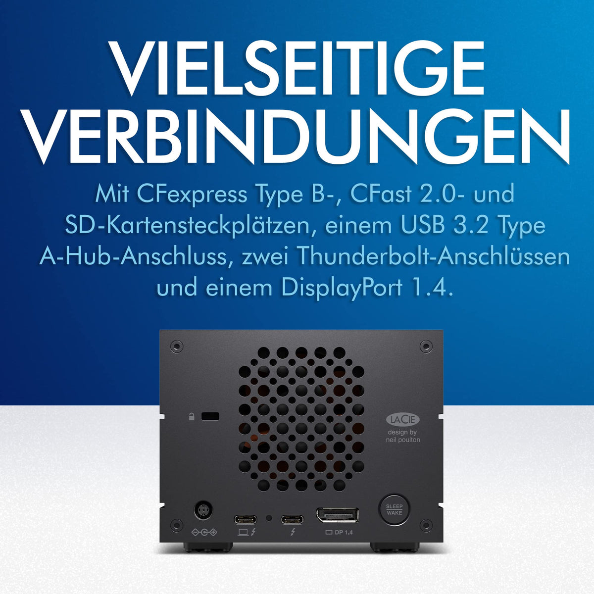 LaCie 40TB 2big Dock | Thunderbolt 3 (STLG40000400)